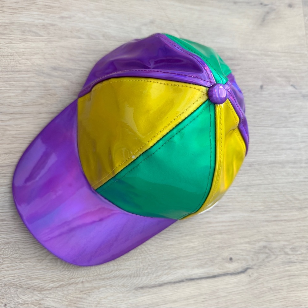 New, Mardi Gras Adjustable Baseball Hat